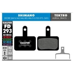 PASTILLA DE FRENO FD-293 GALFER