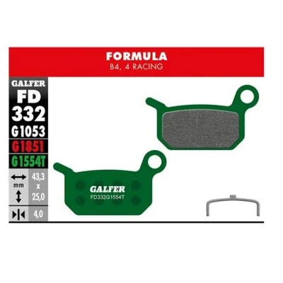 PASTILLA DE FRENO FD-332 GALFER 1 PASTILLA DE FRENO FD-332 GALFER