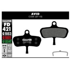 PASTILLA DE FRENO FD-421 GALFER